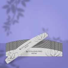 STALEKS PRO Минерална пила за нокти полумесец EXPERT 40 150/180 грит (10 бр.)
